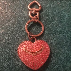 Pink crystal Juicy Couture Key chain